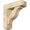 Ekena Millwork Funston Craftsman Rough Sawn Bracket w/ Offset Brace, Douglas Fir, 6"W x 20"D x 20"H BKT0604X20X20FST04RDF - alternate 1
